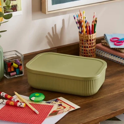 Dunelm Ribbed Storage Box