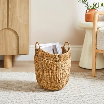 Dunelm Round Storage Basket with Handles