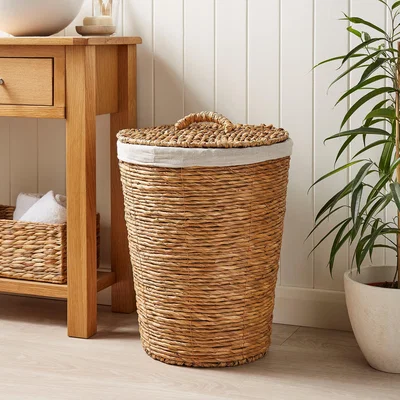 Dunelm Natural Wicker Laundry Basket