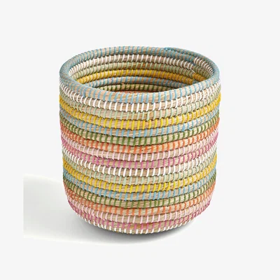 Dunelm Rainbow Round Storage Basket