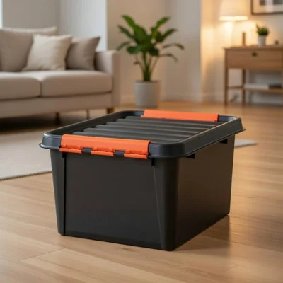 Dunelm Smartstore Pro 32L Heavy Duty Clip Locked Storage Box