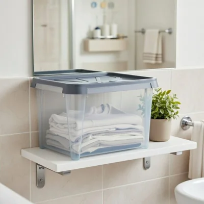 Dunelm Smartstore 50L Waterproof Storage Box with Lid