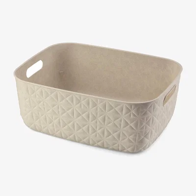 Dunelm Curver Softex 12.5l Storage Basket Chalky White