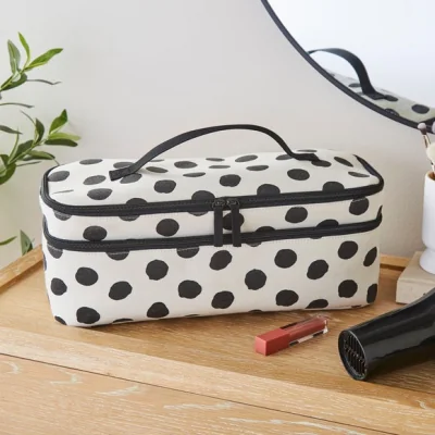 Dunelm Polka Dot Hair Dryer Bag