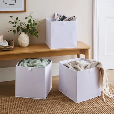 Dunelm Set of 3 Foldable Storage Boxes