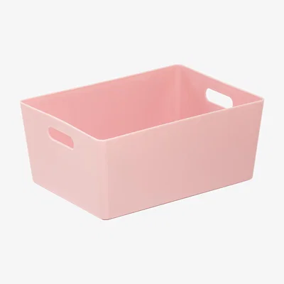 Dunelm Wham Studio Plastic Storage Basket 5.02 Pink