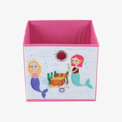 Dunelm Set of 2 Mermaid Small Storage Boxes Blue