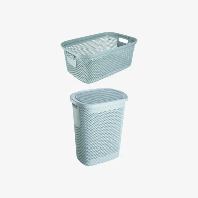 Dunelm Keeeper 30L Laundry Basket and 58L Laundry Hamper Set
