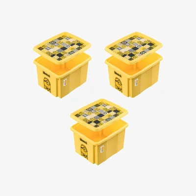 Dunelm Keeeper Minions Set of 3 Turning Stacking Boxes