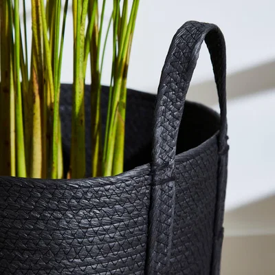 Dunelm Block Colour Medium Storage Basket Black