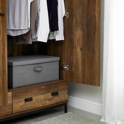 Dunelm Large Foldable Grey Box Grey