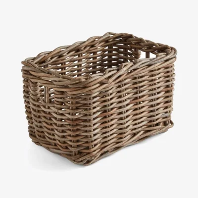 Dunelm Churchgate Rattan Small Rectangle Basket