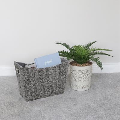 Dunelm JVL Urban Magazine Holder Grey