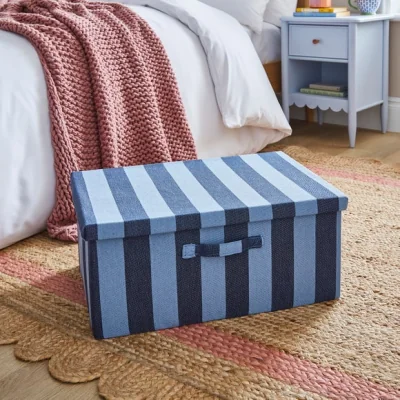 Dunelm Beatrice Stripe Storage Box
