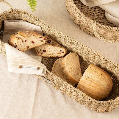 Dunelm Artisan Street Long Seagrass Basket with Handles