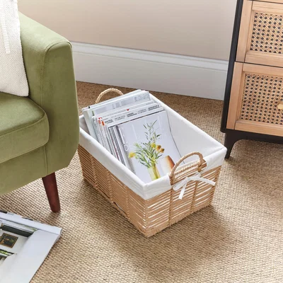 Dunelm Purity Storage Basket Natural