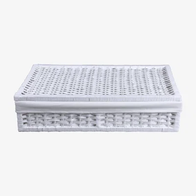 Dunelm White Paper Rope Underbed Storage White