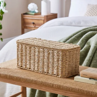 Dunelm Purity Slimline Storage Box