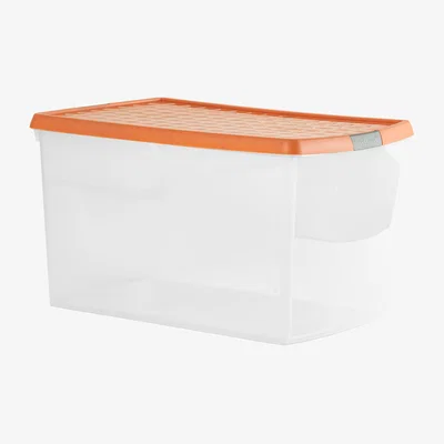 Dunelm Wham Plastic 62L Clip Top Storage Box
