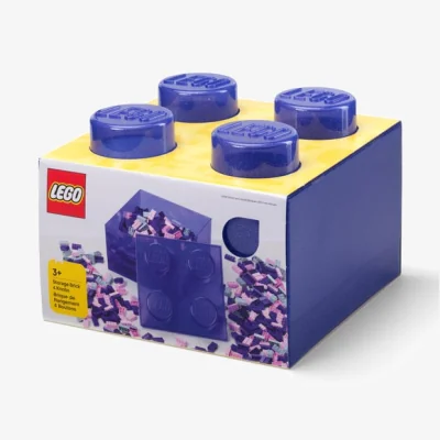 Dunelm LEGO 4 Brick Storage Box