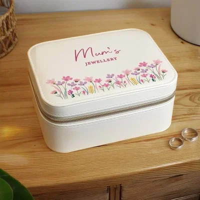 Dunelm Personalised Floral Jewellery Box