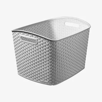 Dunelm Curver 28L Grey Basket Grey
