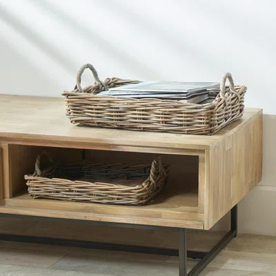 Dunelm Set of 2 Kubu Basket Trays