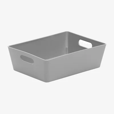 Dunelm Wham Studio Plastic Storage Basket 3.01 Grey