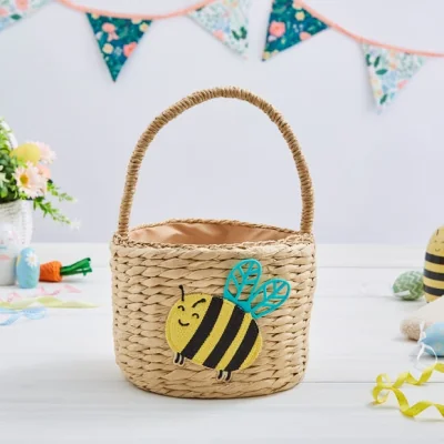 Dunelm Bumble Bee Paper Rope Basket