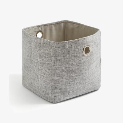 Dunelm Textured Storage Box Grey