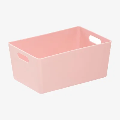 Dunelm Wham Studio Plastic Storage Basket 4.02 Pink