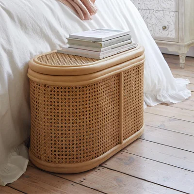 Dunelm Cane Storage Box Natural