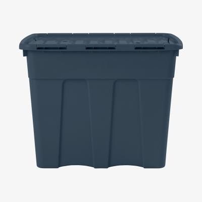 Dunelm Wham 80L Plastic Storage Box Navy (Blue)