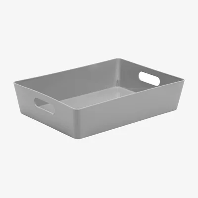 Dunelm Wham Studio Plastic Storage Basket 5.01 Grey