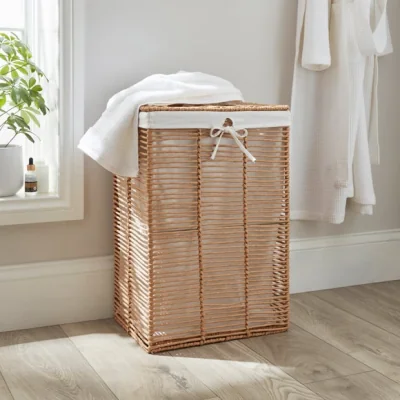 Dunelm Purity Rope Laundry Basket
