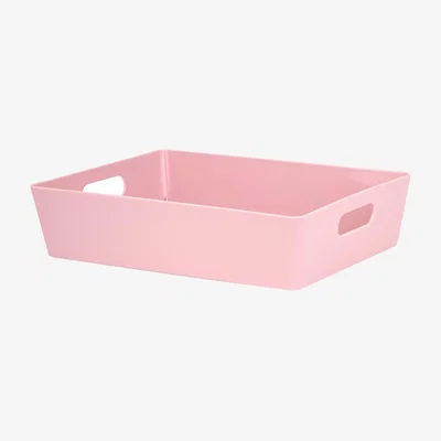 Dunelm Wham Studio Plastic Storage Basket 5.01 Pink
