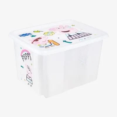 Dunelm Peppa Pig 30L Turn Around Stackable Storage Box