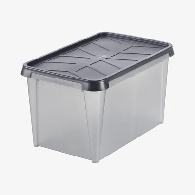 Dunelm SmartStore Dry Box 50L, Grey Grey
