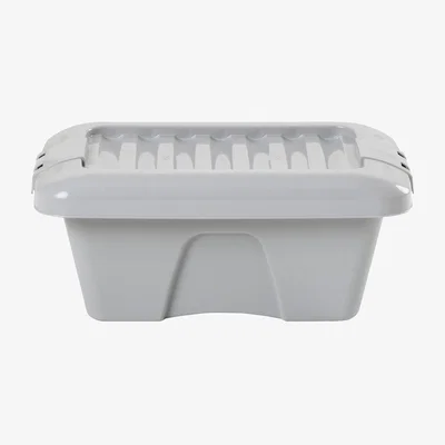 Dunelm Wham Home Set of 6 Upcycle 9l Grey Boxes With Lids Grey