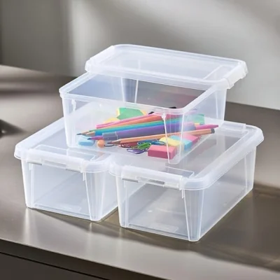 Dunelm Smartstore Home Set of 3 3.6L Storage Boxes