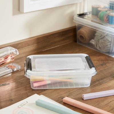 Dunelm 0.52l My Box Storage Organiser Clear