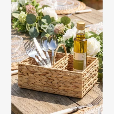 Dibor Two Compartment Table Basket