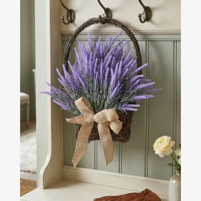Dibor Bellegarde Lavender Floral Basket