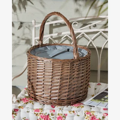 Dibor Grey Picnic Cooler Basket