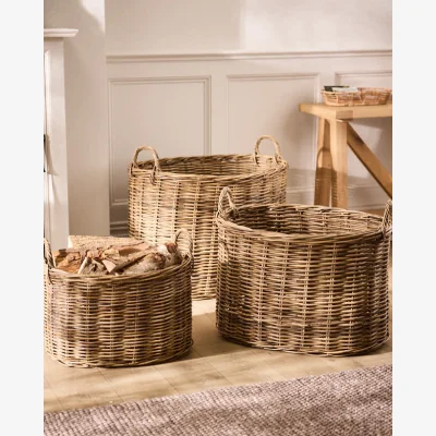 Dibor Azara Premium Oval Log Basket