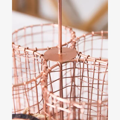 Dibor Personalised Copper Wine Bottle Holder Gift Basket