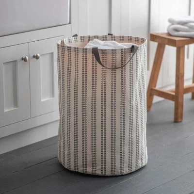 Graham & Green Geo Stripe Large Storage Basket