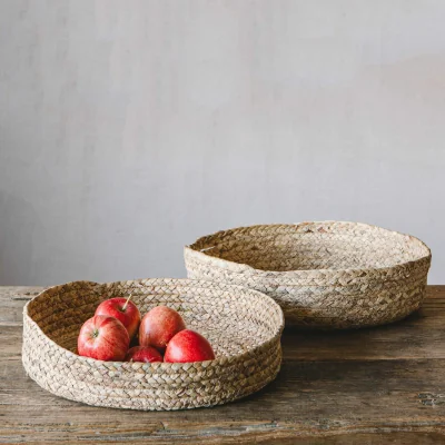 Graham & Green Set of Two Hyacinth Trays
