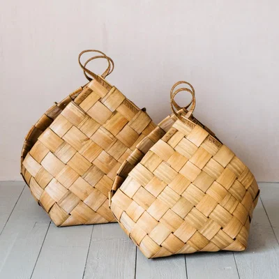 Graham & Green Set of Two Woven Baskets