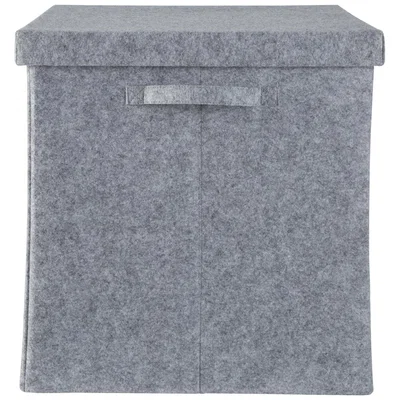 Habitat Habitat Square 40cm Felt Storage Box with Lid